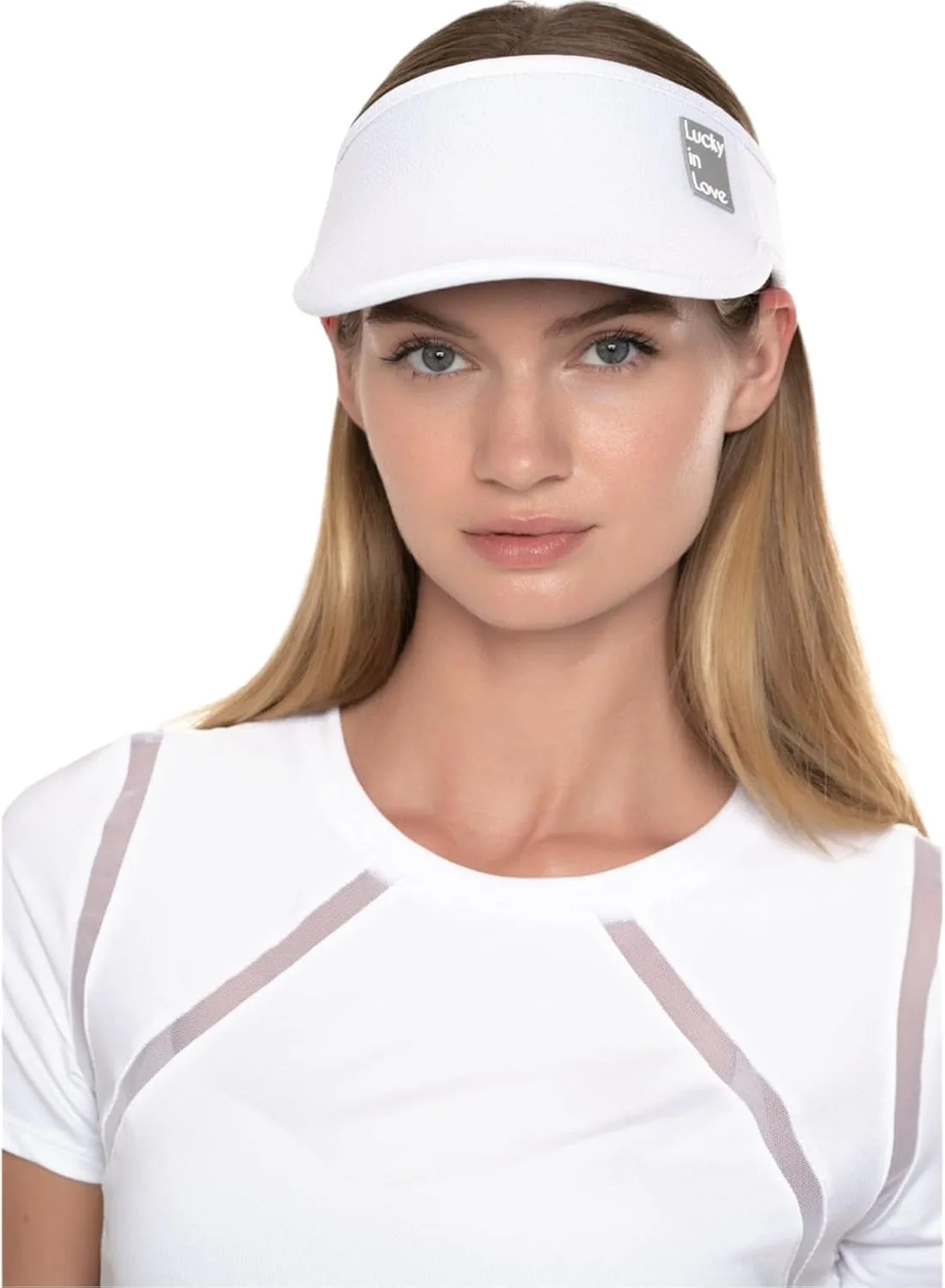 Lucky In Love Lucky Logo Stretch Visor