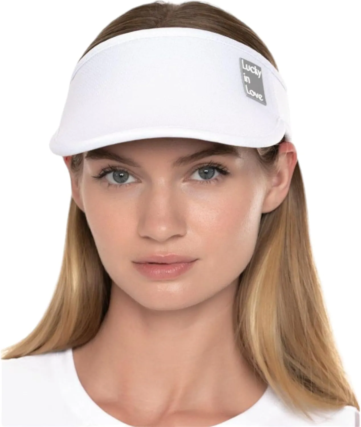 Lucky In Love Lucky Logo Stretch Visor
