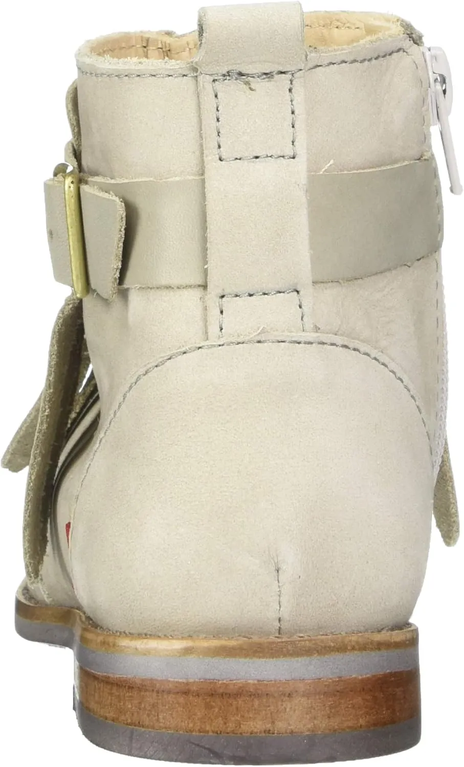 Marc Joseph New York Unisex-Child Leather Made in Brazil Ankle Boot with Kilt Detail Chelsea