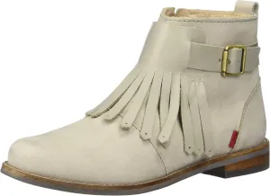 Marc Joseph New York Unisex-Child Leather Made in Brazil Ankle Boot with Kilt Detail Chelsea