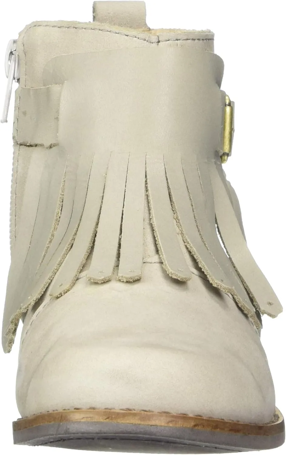 Marc Joseph New York Unisex-Child Leather Made in Brazil Ankle Boot with Kilt Detail Chelsea