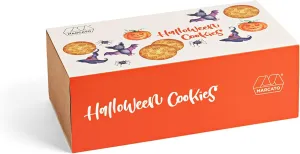 MARCATO Made in Italy Halloween Cookies Gift Set. Includes cookie cutter, pumpkin cookie roller, recipe book