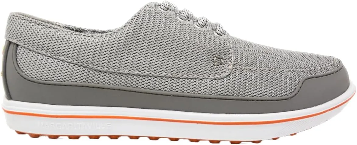 Margaritaville The Gimmie Athletic Golf Shoes, Men’s Golf Shoes, Grey/Orange, Men’s 11