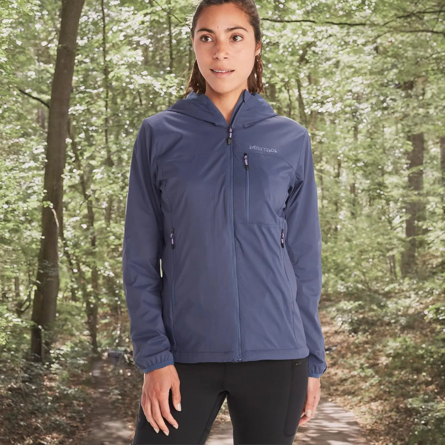 MARMOT Women's Ether Driclime Hoody - Breathable, Comfortable, Packable Windbreaker Jacket with Hood