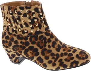 Masseys Women's Presley Studded Low Heel Ankle Boot