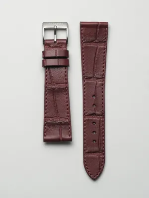 Matte Bordeaux Alligator