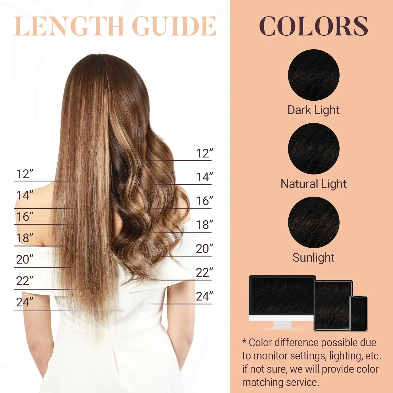 MAXITA Microlink Hair Extensions Human Hair Dark Brown Micro Bead Hair Extensions Virgin Human Hair, 50g/50 Strands/Pack, 14 In