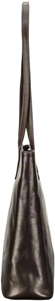 Maxwell Scott - Womens Luxury Leather Classic Shopper Tote Bag Purse - Handmade from Italian Full Grain Hides - The Athenea