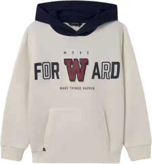 Mayoral Embossed Hooded Pullover for Boys Snow
