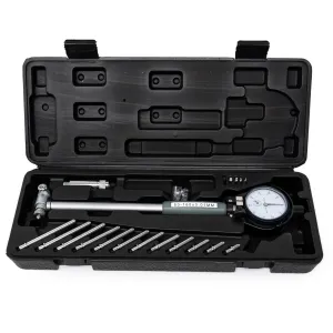 Measuring Extender Dial Bore Gauge Set 50-160MM （1.97"-6.23"）Indicator 0.01MM(0.0003") Resolution Internal Measure Cylinder Instrument