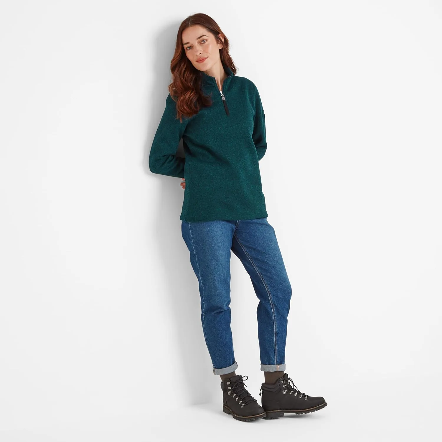 Mens Pearson Knitlook Fleece Top