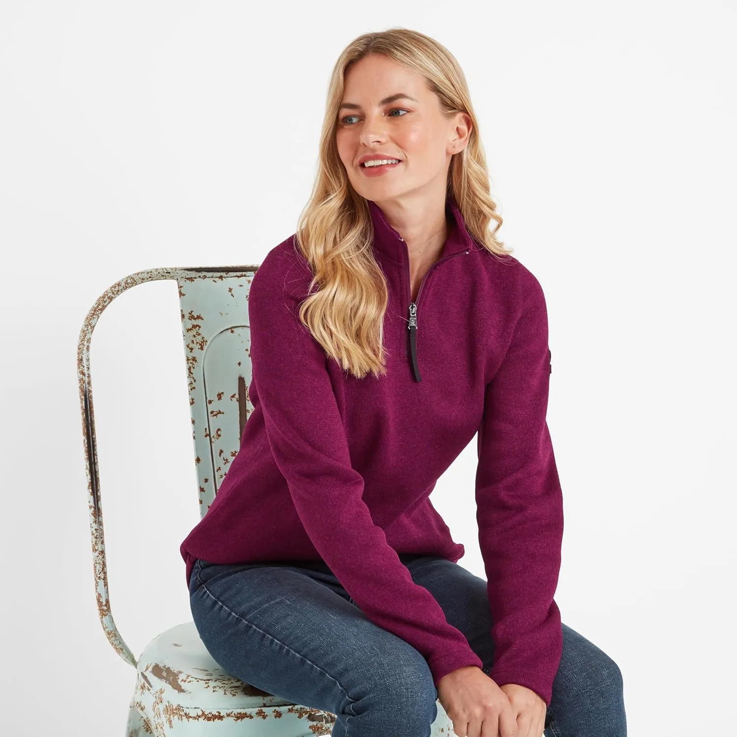 Mens Pearson Knitlook Fleece Top