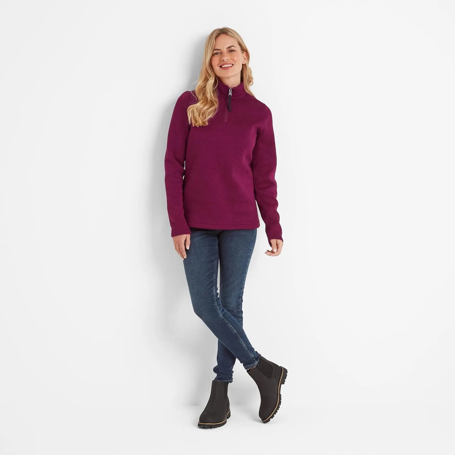 Mens Pearson Knitlook Fleece Top