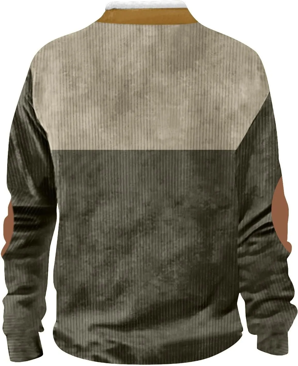 Men's Quarter Zipper Sherpa Sweatshirts 2025 Thermal Warm Sweater 1/4 Zip Stand Collar Cowboy Print Tactical Jacket