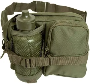 Mil-Tec Hiking Camping Running Waist Bag Fanny Pack with Canteen