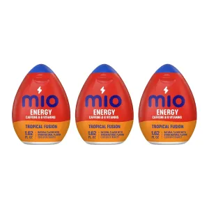 Mio Energy Liquid Water Enhancer, Tropical Fusion, 1.62 OZ, 3-Pack