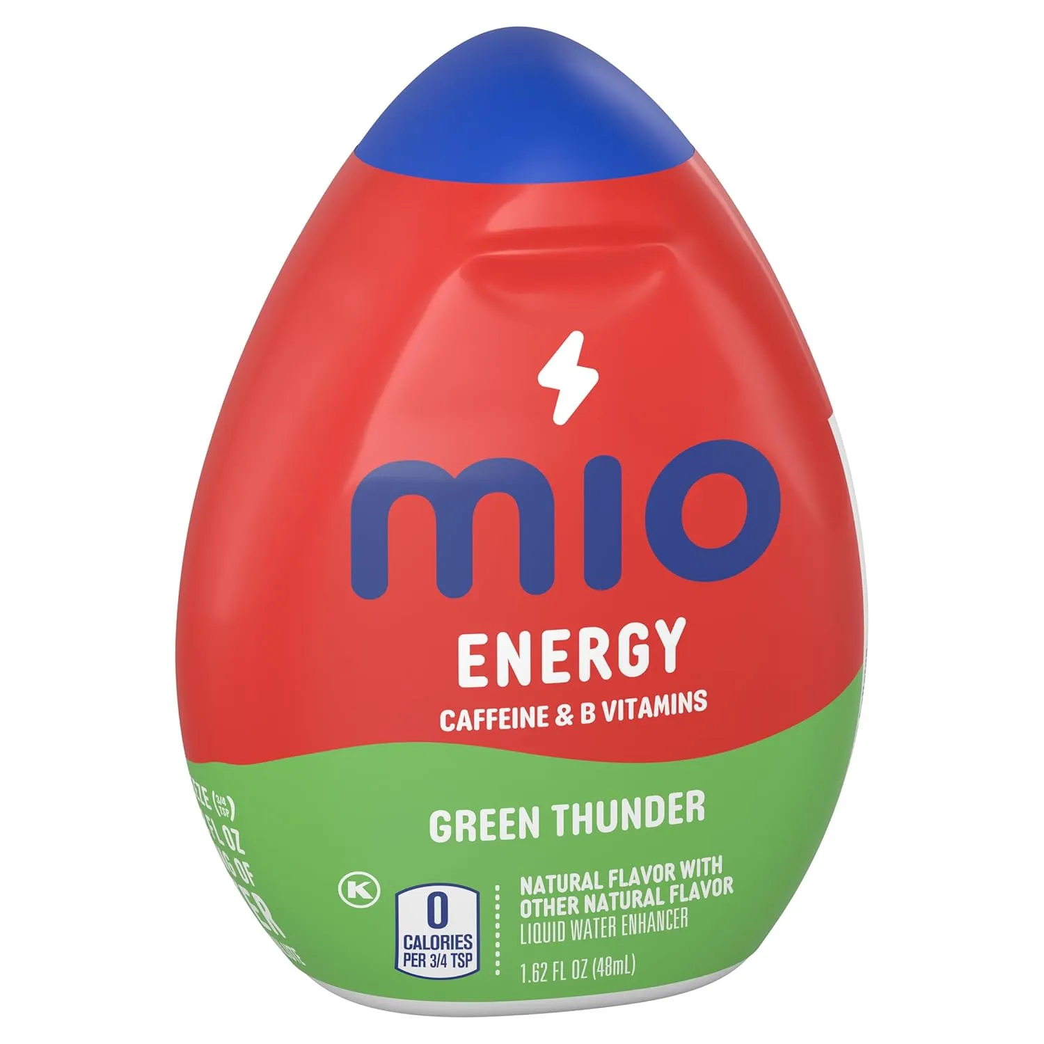 MiO Green Thunder Enhancer, 1.62 Fl Oz (Pack of 4)
