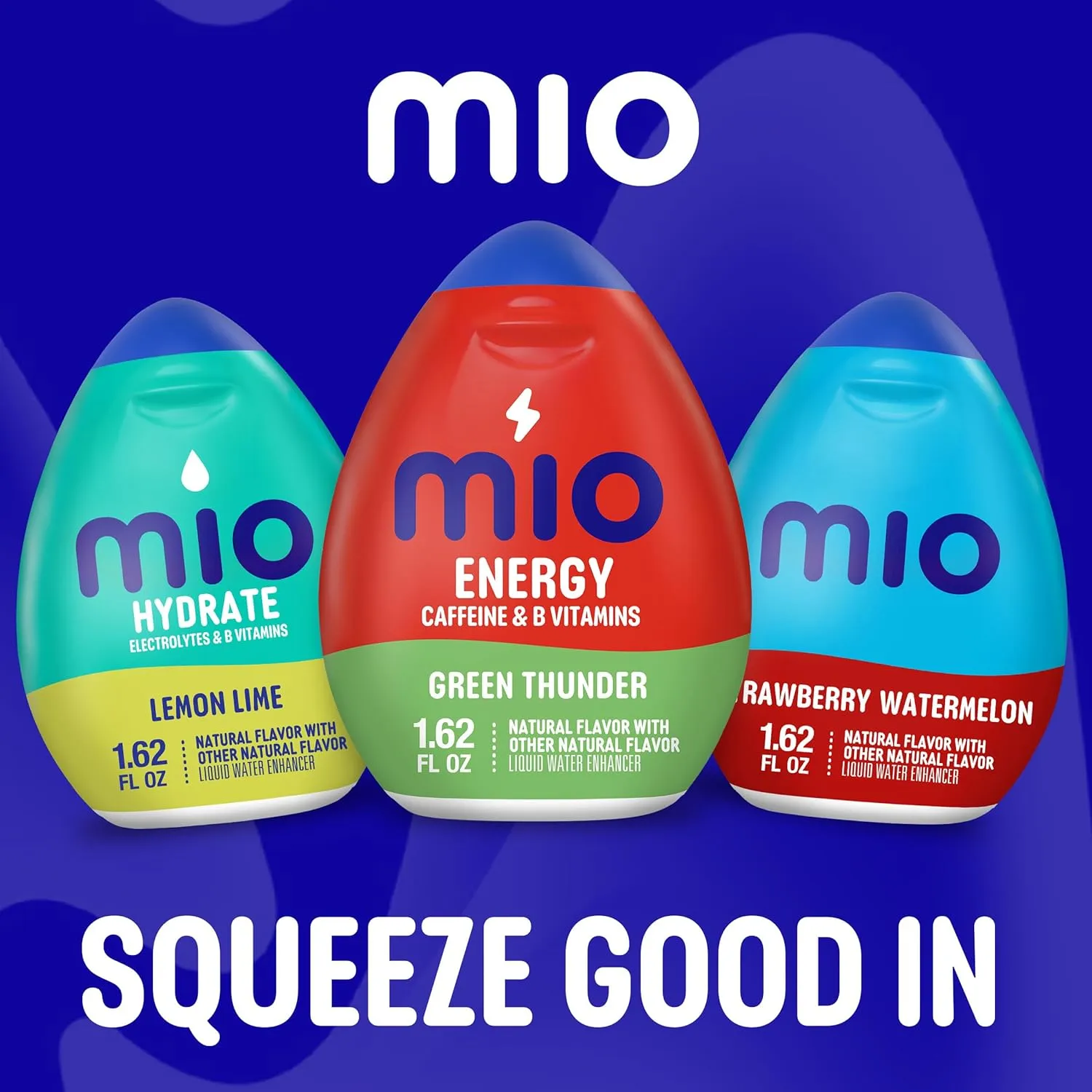 MiO Green Thunder Enhancer, 1.62 Fl Oz (Pack of 4)