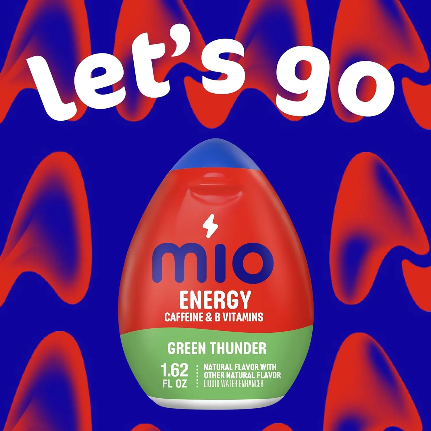 MiO Green Thunder Enhancer, 1.62 Fl Oz (Pack of 4)
