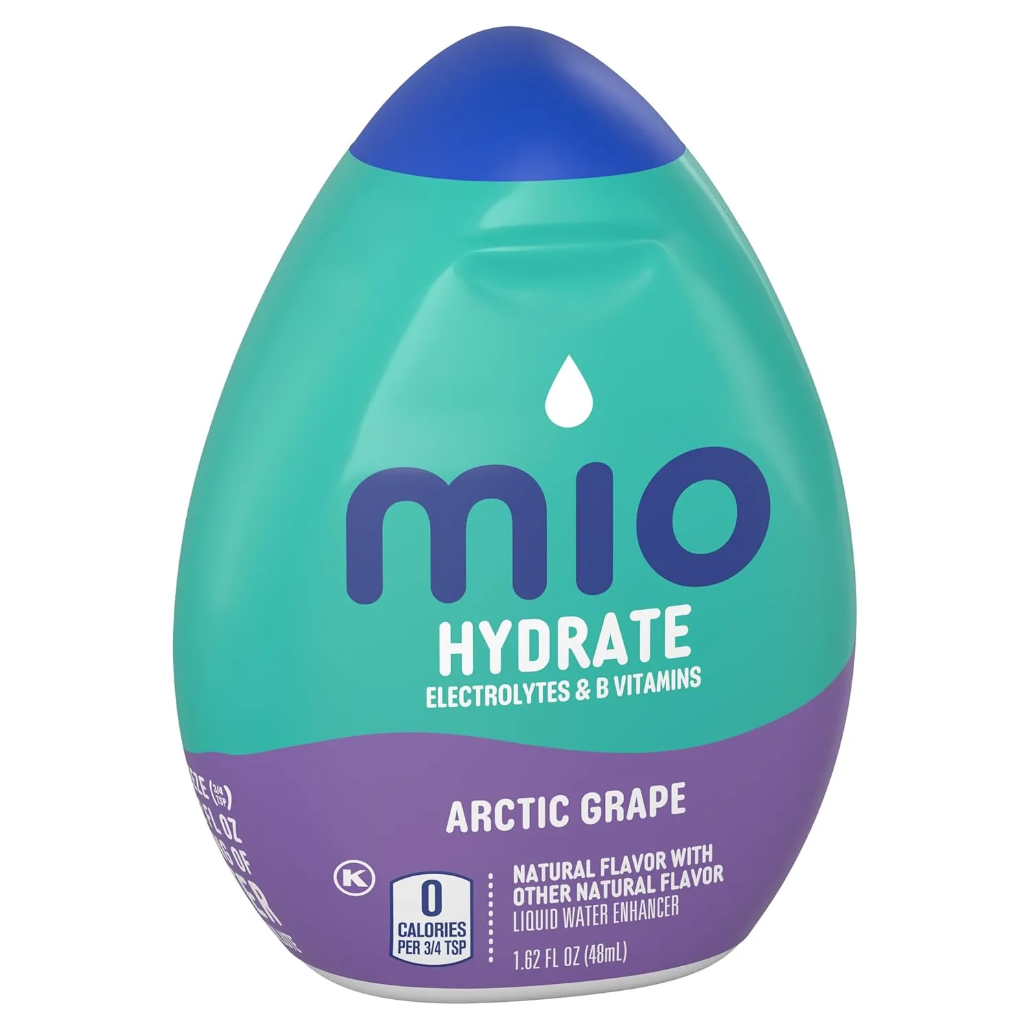 Mio Sport Liquid Water Enhancer, Arctic Grape, 1.62 OZ, 6-Pack