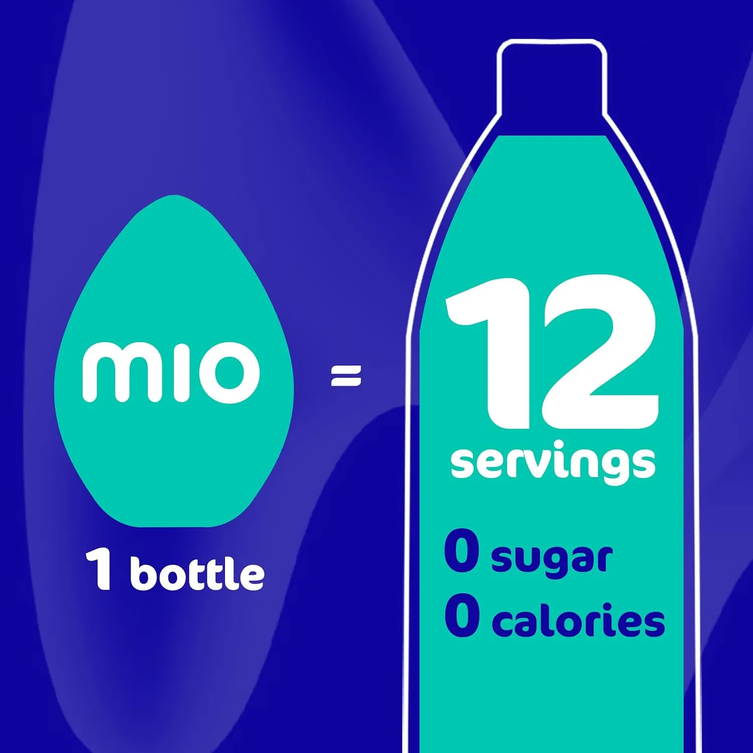 Mio Sport Liquid Water Enhancer, Arctic Grape, 1.62 OZ, 6-Pack