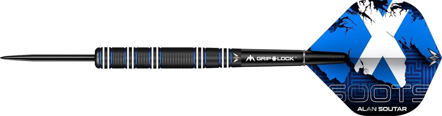 Mission Darts Alan Soutar | 90% Tungsten Straight Barrel Pro Player Steel Tip Dart Set | Standard & Titanium | Multiple Weights and Styles Available