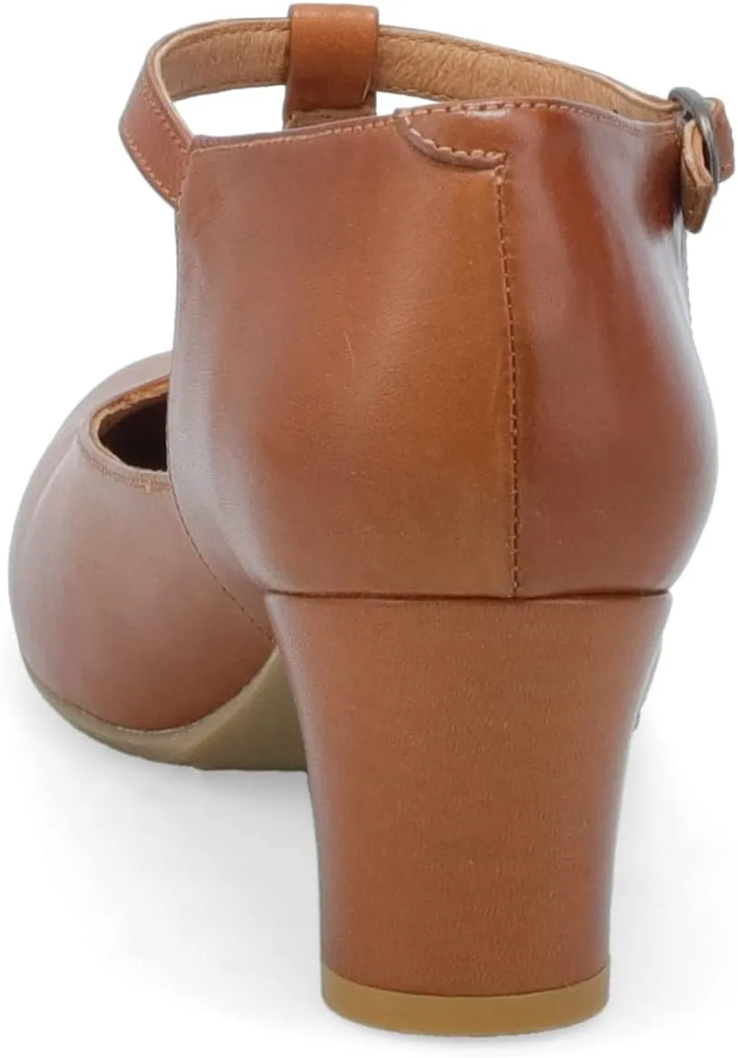 Miz Mooz Fleta Women's Retro Inspired Heels Brandy