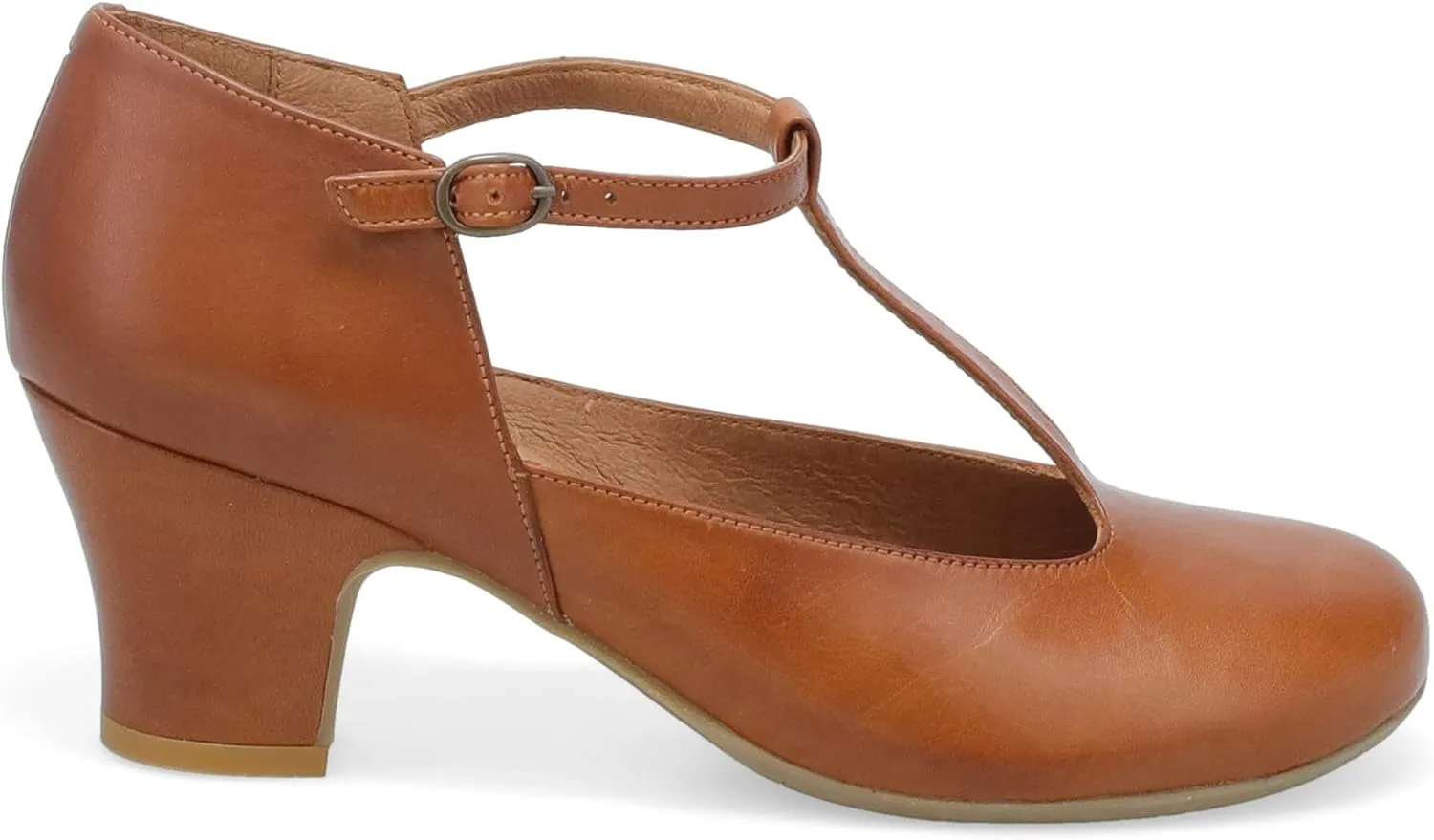 Miz Mooz Fleta Women's Retro Inspired Heels Brandy