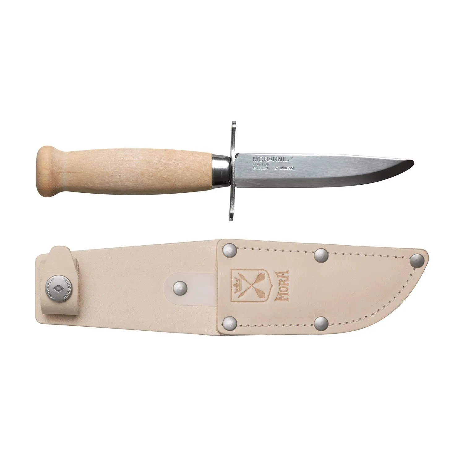 Morakniv Scout 39 Safe Children’s Stainless Steel Fixed-Blade Knife With Sheath, 3.39 Inch