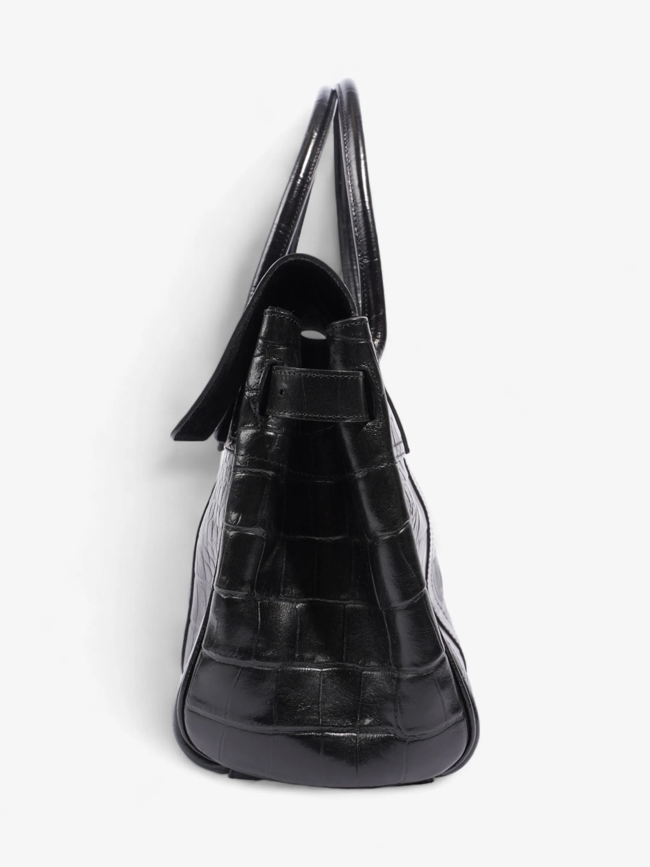Mulberry Bayswater Black Embossed Leather