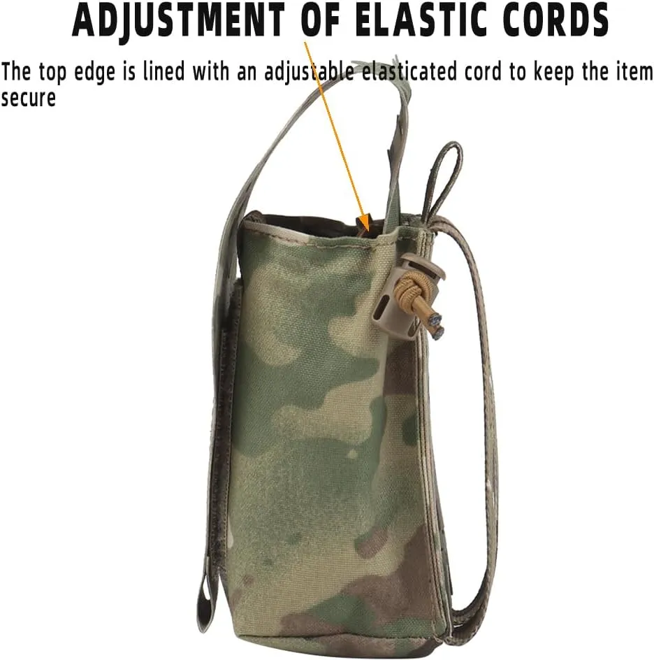 Multi Purpose MOLLE Pouch/Military Radio Bag/Walkie Talkie Pouch,Tactical Chest Hang Magazine Pouches
