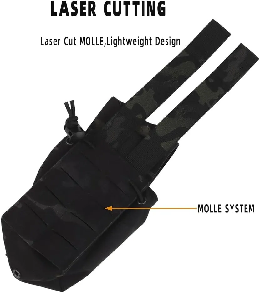 Multi Purpose MOLLE Pouch/Military Radio Bag/Walkie Talkie Pouch,Tactical Chest Hang Magazine Pouches