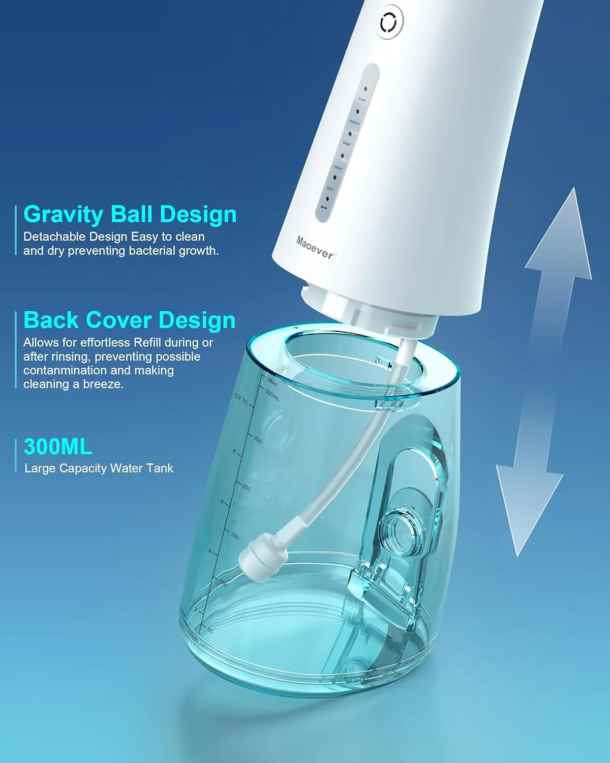 Nasal Irrigation System, Cordless Nasal Rinse Machine for Sinus Relief & Nasal Care, Electric Neti Pot with 6 Tips and 40 Salt Packs Nasal Irrigation Sinus Rinse System Kit for Adult & Kid