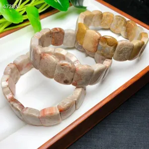 Natural Coral Jewels® -  Yellow coral beaded bracelet for women