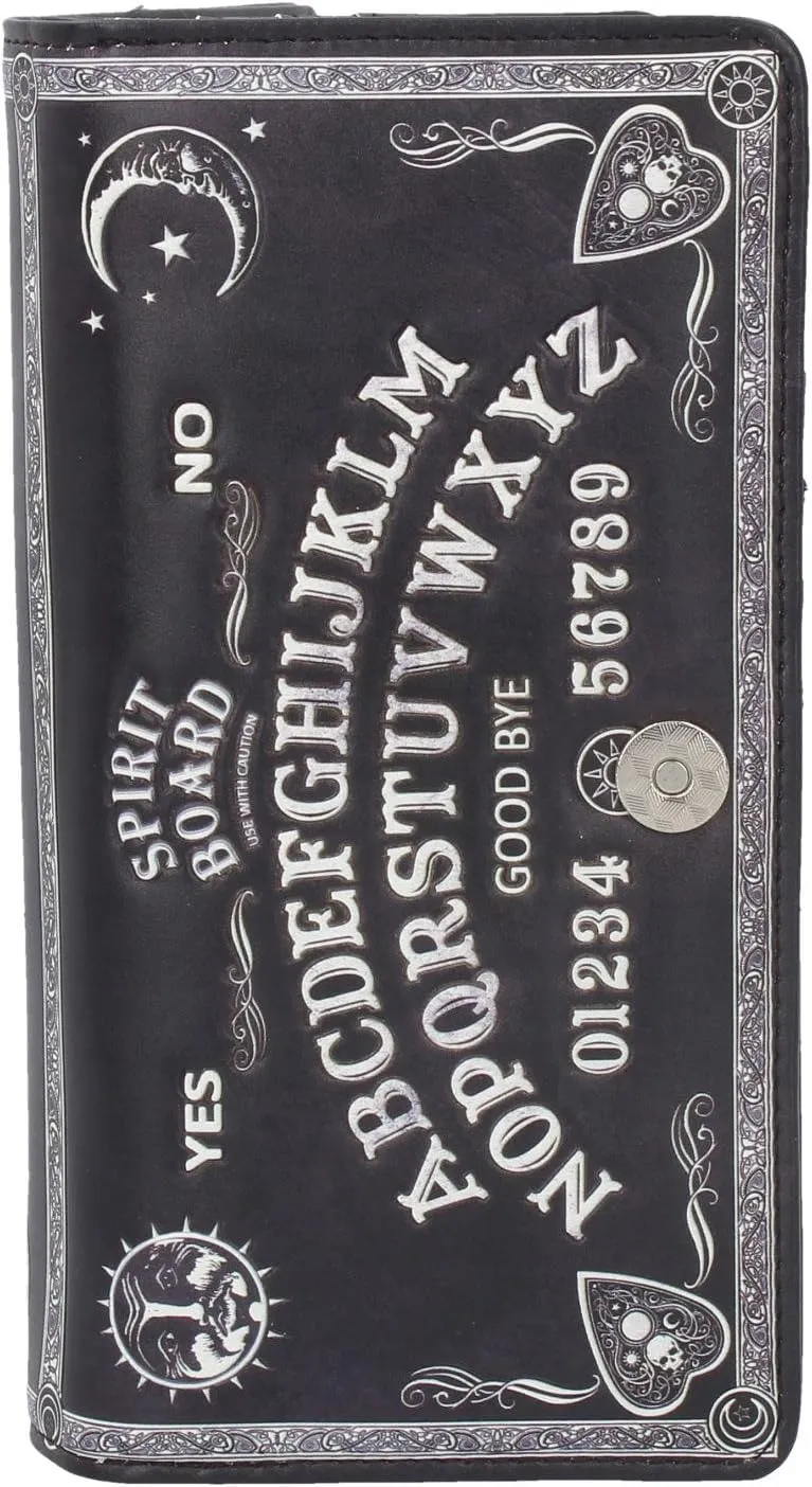 Nemesis Now Embossed Purse, Gothic Wallet, 18.5cm - Ouija Spirit Board