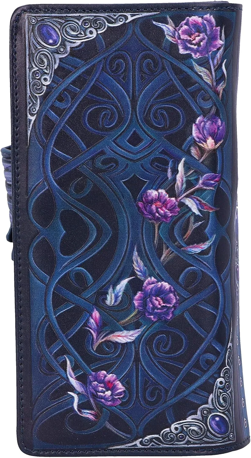 Nemesis Now Embossed Purse, Gothic Wallet, 18.5cm - Ravens Flight