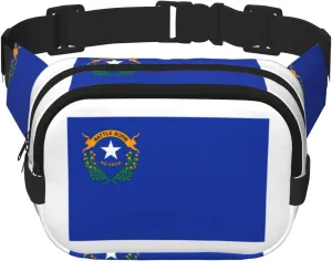 Nevada State Flag print Fashion Waist Packs Crossbody Belt Bag Fanny Pack for Women Crossbody for Traveling Running