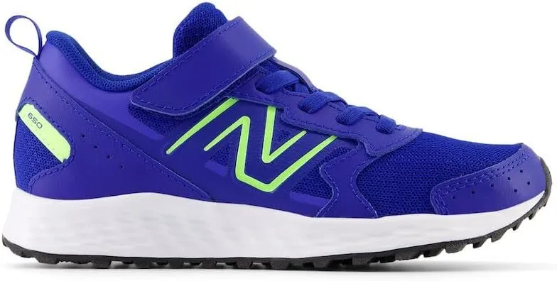 New Balance Unisex-Child Kids Fresh Foam 650 V1 Bungee Lace with Top Strap Running Shoe