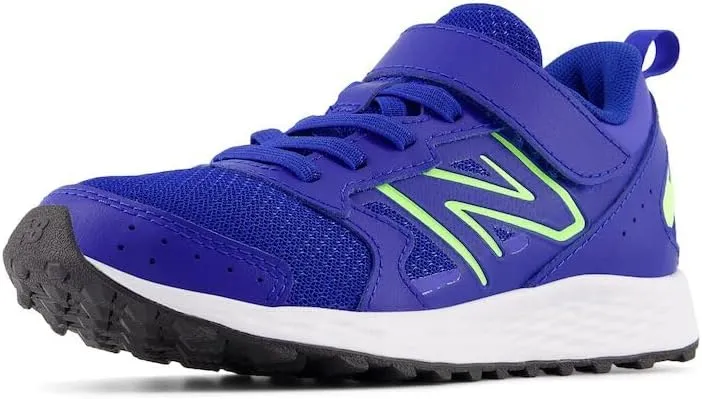New Balance Unisex-Child Kids Fresh Foam 650 V1 Bungee Lace with Top Strap Running Shoe