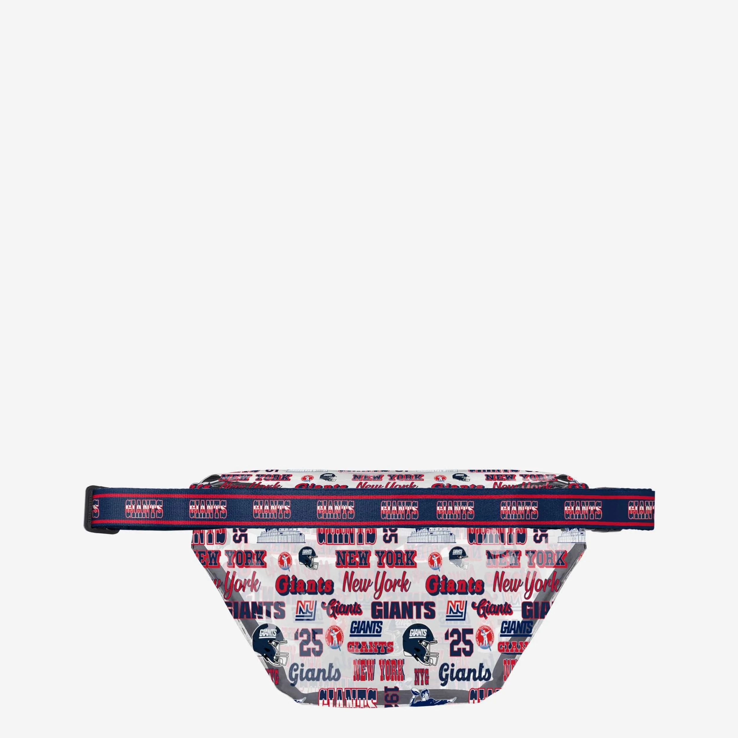 New York Giants Repeat Retro Print Clear Fanny Pack