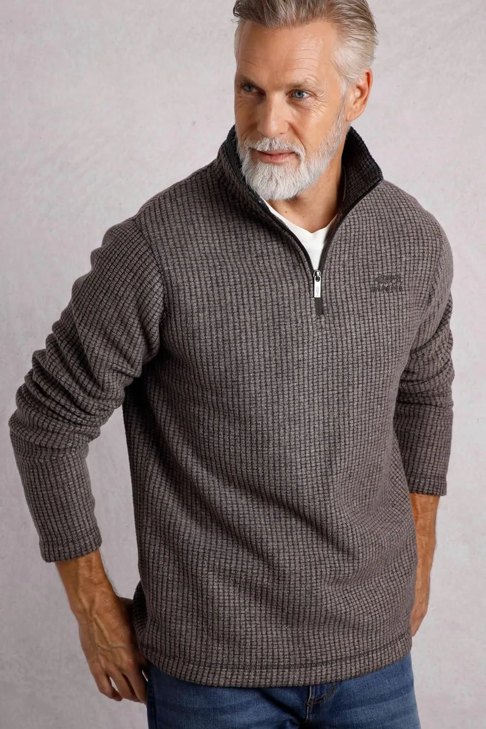 Newark Eco 1/4 Zip Grid Fleece