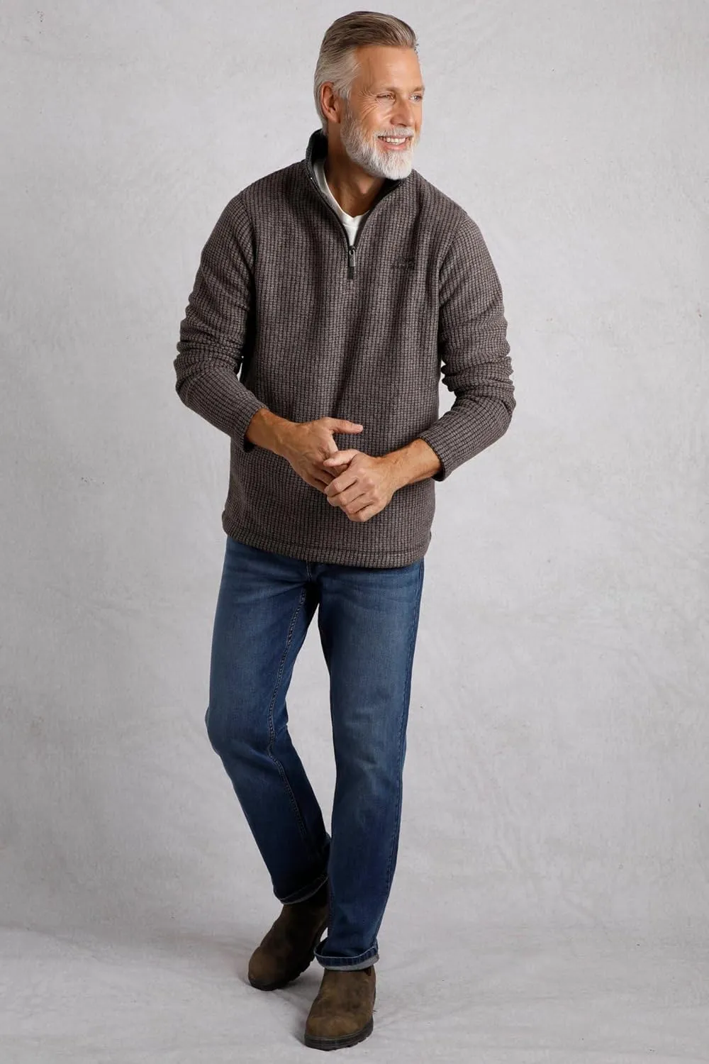 Newark Eco 1/4 Zip Grid Fleece