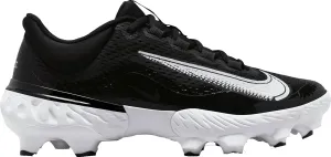 Nike Alpha Huarache Elite 4 Low MCS FD6221-001 Black-White Men's Baseball Cleats 11.5 US