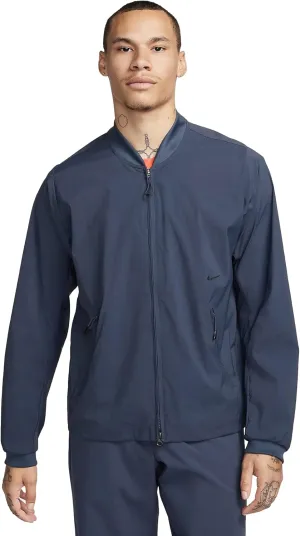 Nike APS Men's Repel Versatile Bomber Jacket, Thunder Blue/Black, Large