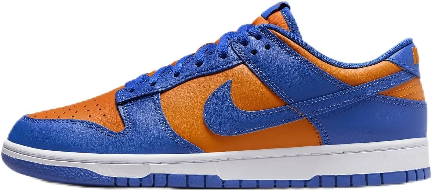 Nike Dunk Low Retro Men's Shoes (DV0833-800, Bright Ceramic/University Red/White/) Size 6