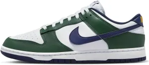 Nike Dunk Low Retro Men's Shoes (FV6911-300, Fir/White/University Gold/Midnight Navy) Size 13