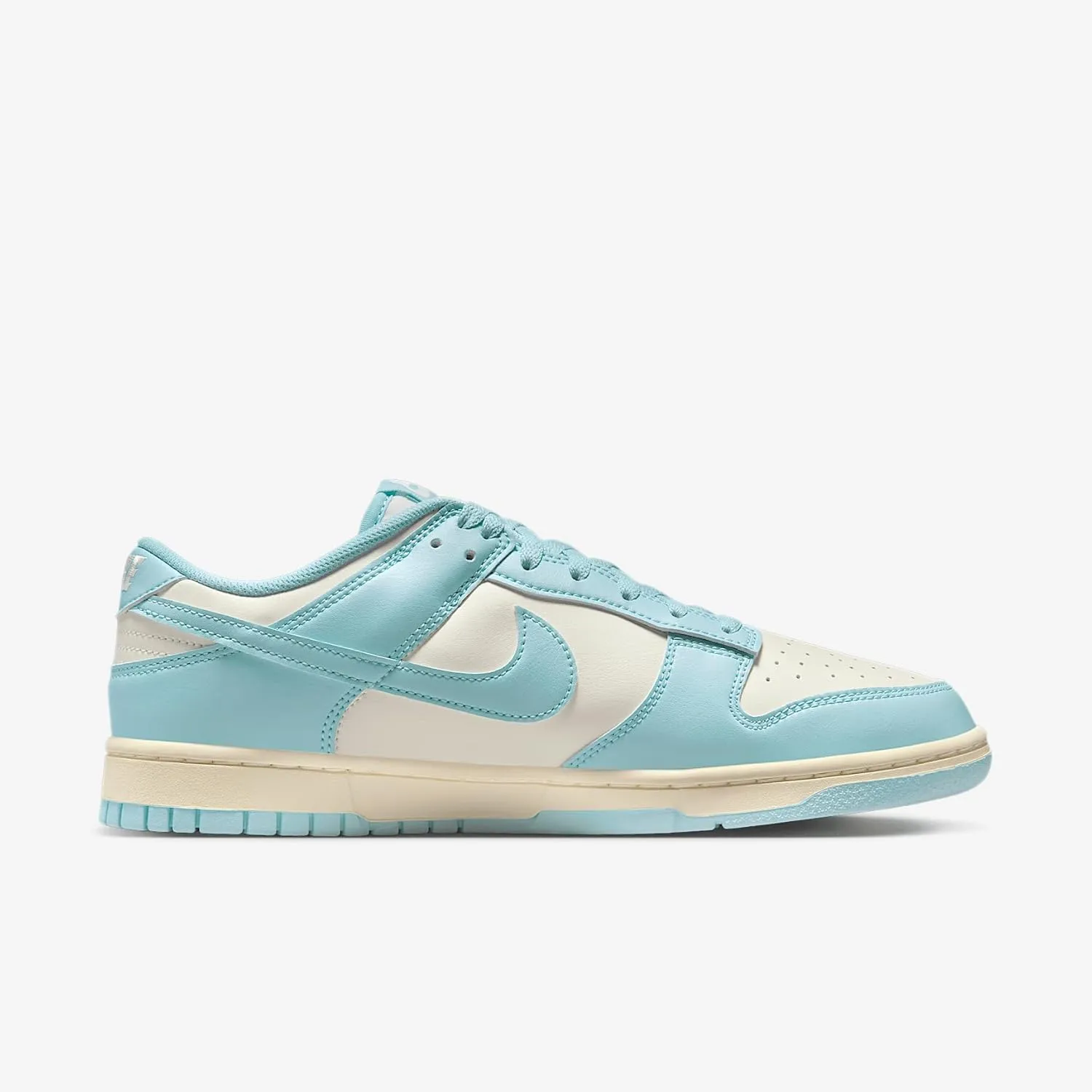 Nike Dunk Low Retro Men's Shoes (HF5441-103, Pale Ivory/Glacier Blue)