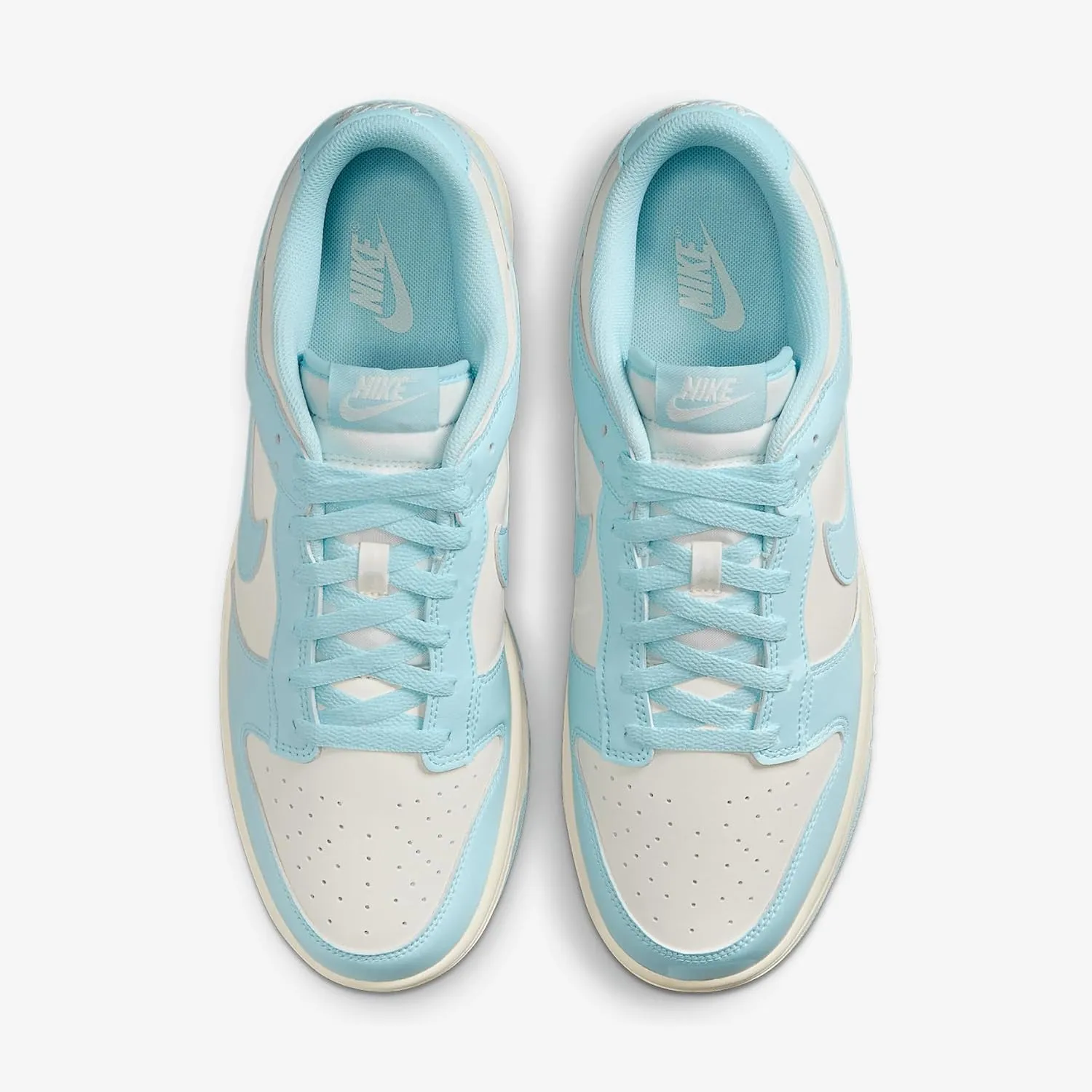 Nike Dunk Low Retro Men's Shoes (HF5441-103, Pale Ivory/Glacier Blue)