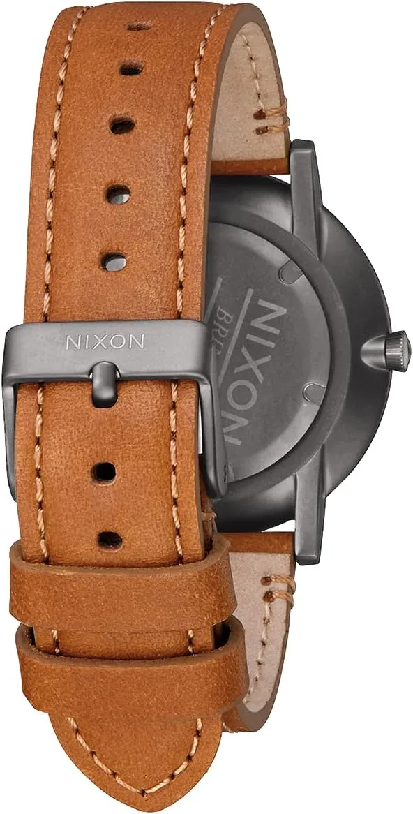 Nixon Porter Leather A1058 50m Water Resistant Men’s Watch (20-18mm Leather Band and 40mm Watch Face)