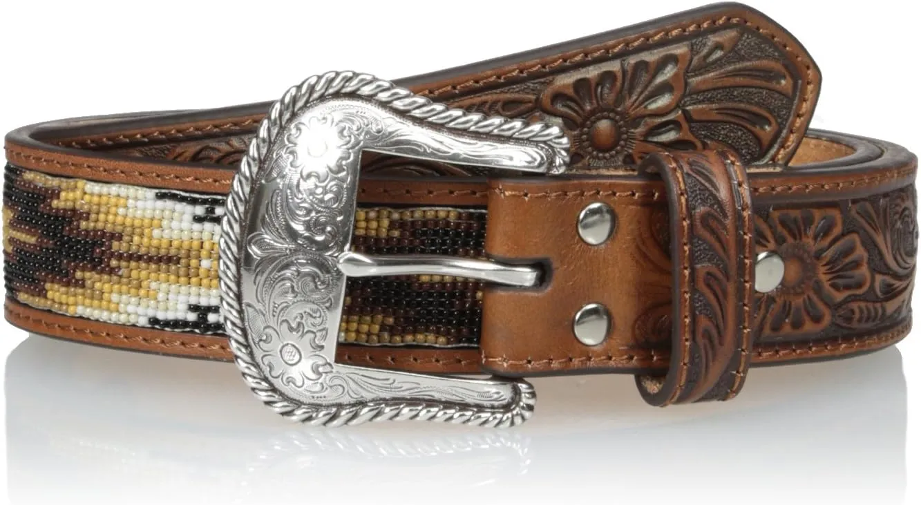 Nocona Belt Co. Men's Tan Tribal Bead
